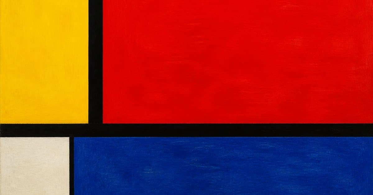 Four rectangles in stepped sizes in the style of Mondrian, the heavy black rules between them marking the size criteria thresholds